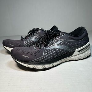 Brooks Adrenaline GTS 21 Mens 9 D Medium Shoes Athletic Running Sneakers Gray